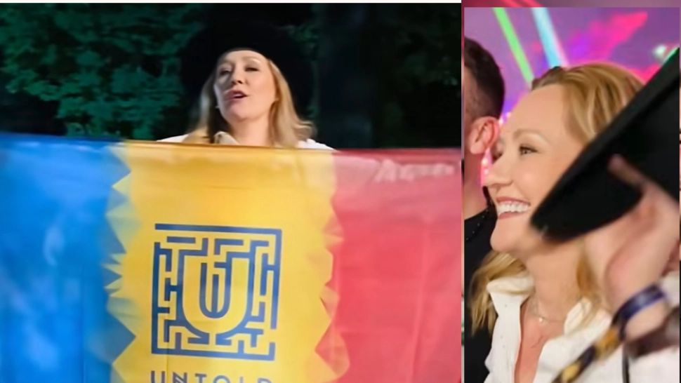 Elena Lasconi riscă să fie amendată, în urma unui gest populist. Ce a afișat la un renumit festival muzical ? VIDEO