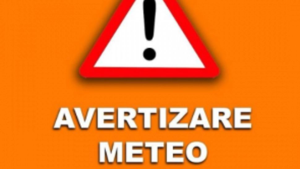Alertă ANM: Cod Portocaliu și Cod Galben de furtuni în 54 de localități