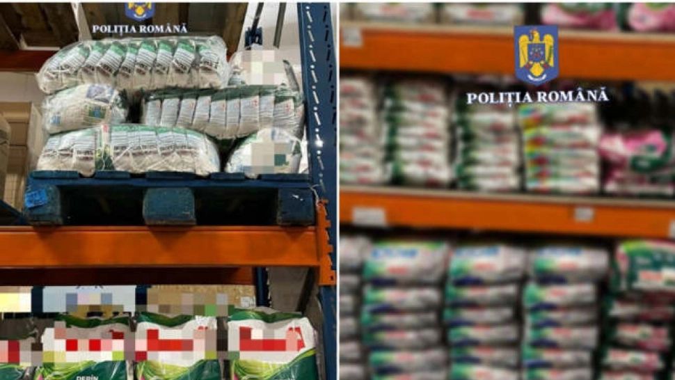 Captură impresionantă: Doi bărbați prinși cu peste o tonă de detergent contrafăcut și 500 kg de gaz refrigerant