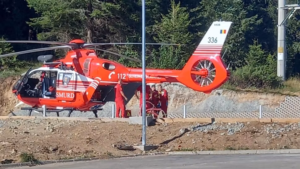 Accident teribil la Păltiniș. Tânăr preluat cu elicopteul SMURD după ce a căzut cu ATV-ul într-o râpă
