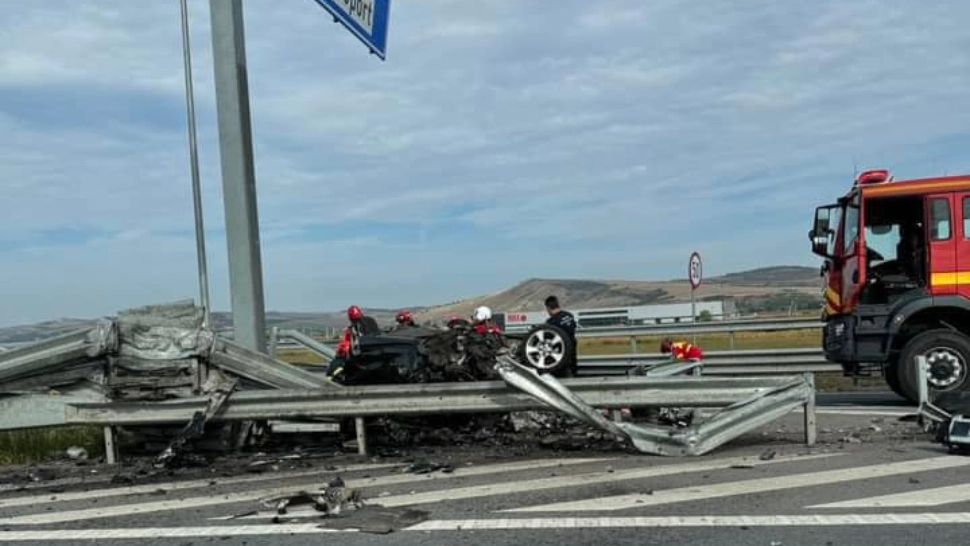 Accident grav pe Autostrada A3, în județul Mureș. Șoferul a murit pe loc