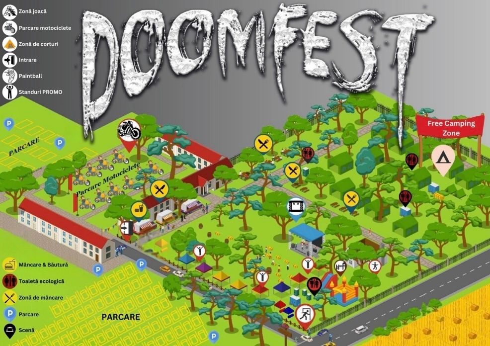 Festival caritabil DoomFest 2.0 2024. Color the Village - voluntarii se reunesc pentru a da viață și culoare unui sat din Banat
