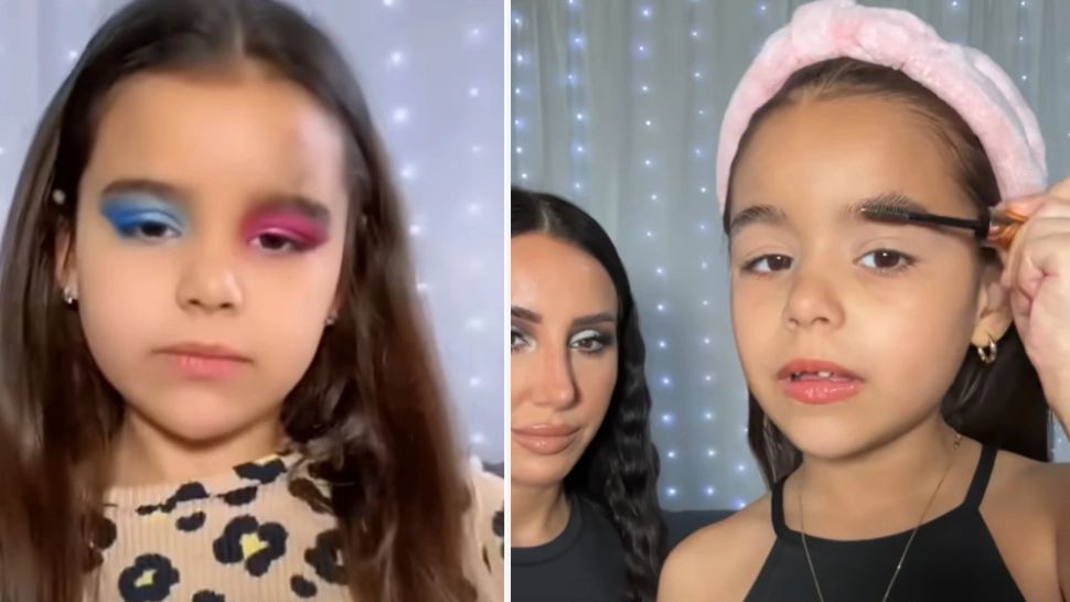 Trendul fetițelor care se machiază a pus pe jar internetul. Platformele sociale au început deja să ia măsuri