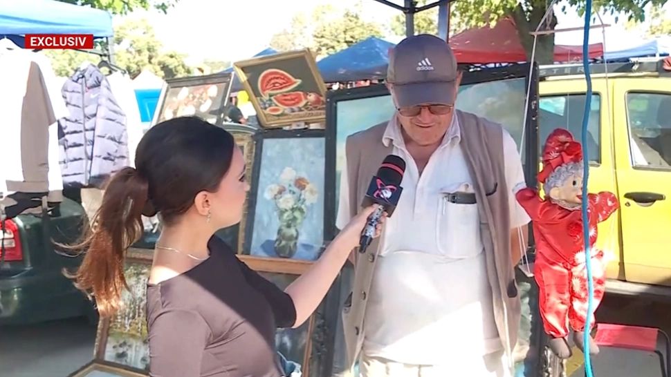 Pensionarii au ajuns să își vândă din casă pentru a putea supraviețui. Reportaj dintr-un târg din Capitală