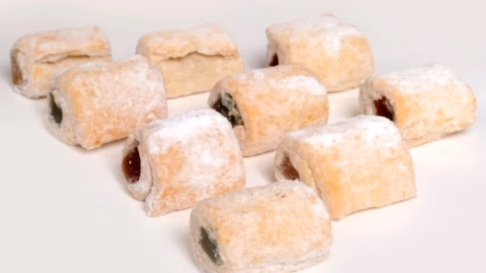 Rulouri cu rahat. Desert rapid și foarte delicios