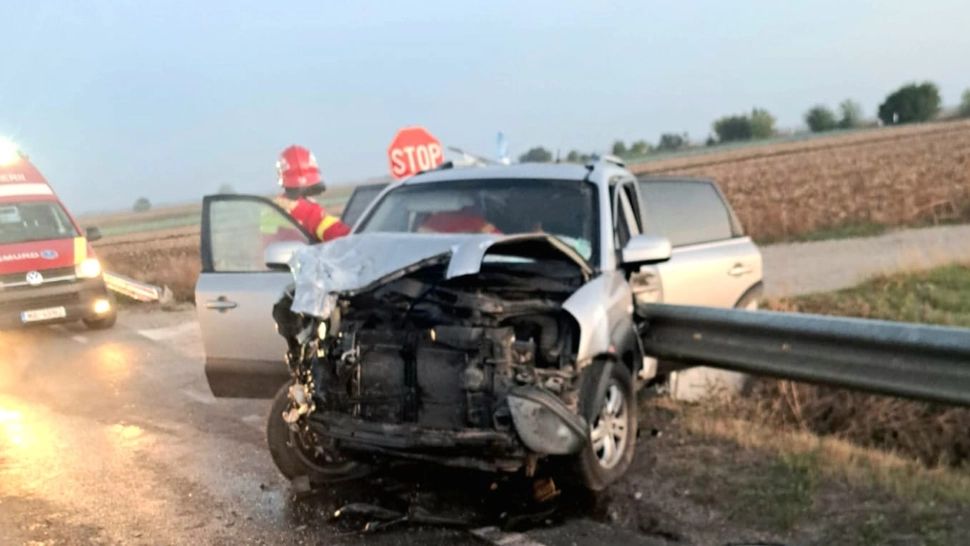 Accident rutier grav în Teleorman: un bărbat a murit, alte două persoane rănite! FOTO