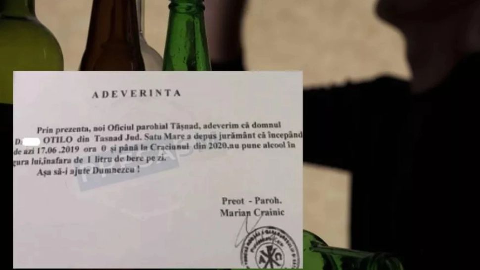 Ce s-a întâmplat cu bărbatul care a primit "adeverință" de la preot că poate bea un litru de BERE pe zi? Au trecut de atunci 5 ani
