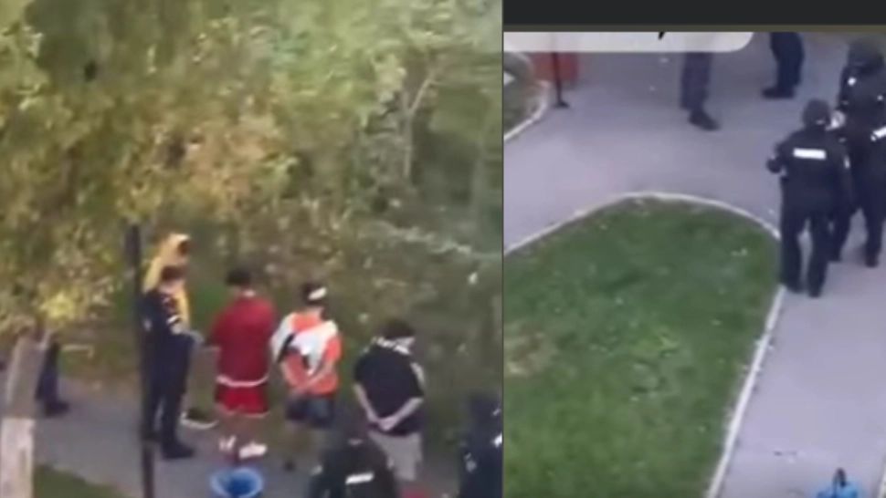Scandal între adolescenți, TRANȘAT cu maceta. Scene de groază la un loc de joacă din Galați - VIDEO