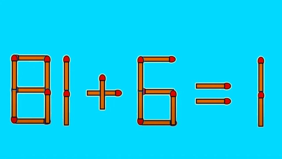 Test IQ doar pentru genii, la început de săptămână. În cât timp poți corecta ecuația 81 + 6 = 1 