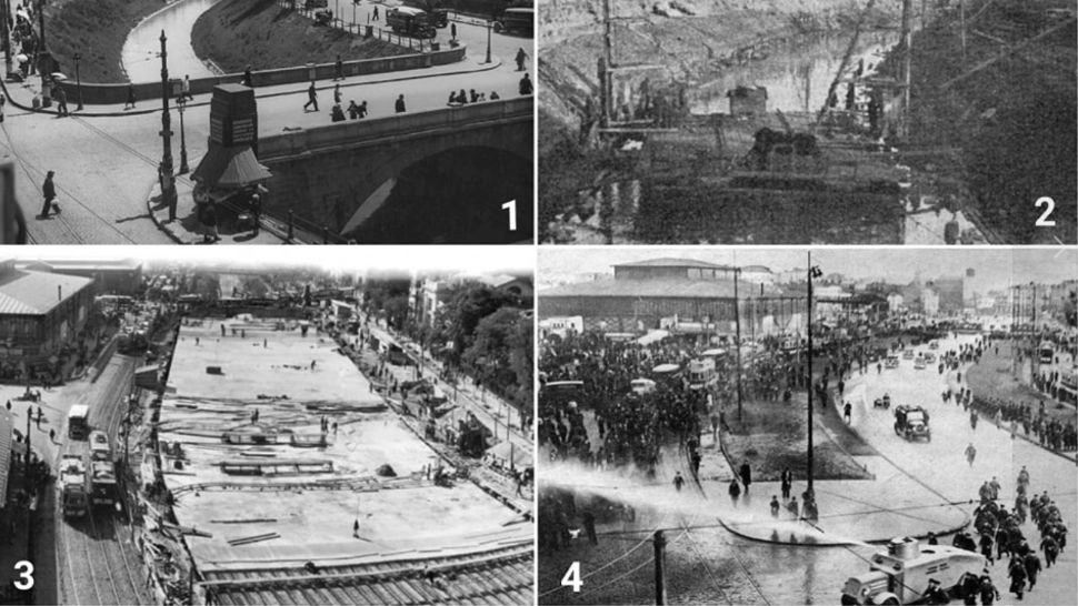 Așa arăta Planșeul din Piața Unirii când era NOU. Imagini de la betonarea care a avut loc în urmă cu aproape 100 de ani - GALERIE