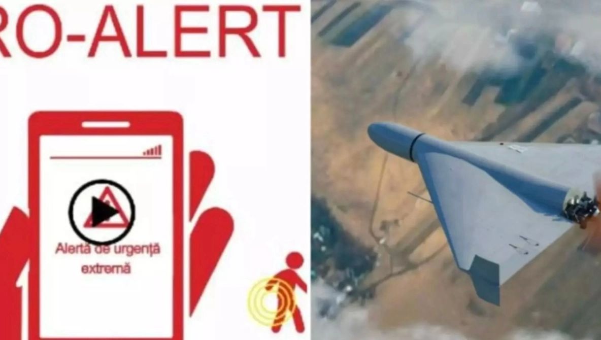 Mesaj RO-ALERT în județul Tulcea. Localnicii, sub amenințarea dronelor rusești