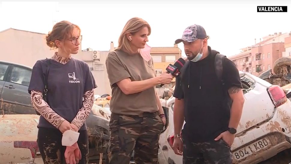 Transmisiune specială din Spania distrusă de inundații. Anca Alexandrescu se întâlnește cu românii supraviețuitori VIDEO