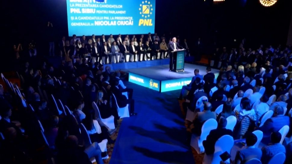 PNL și-a prezentat candidații la Sibiu. Nicolae Ciucă, susținut puternic pentru funcția de președinte al României