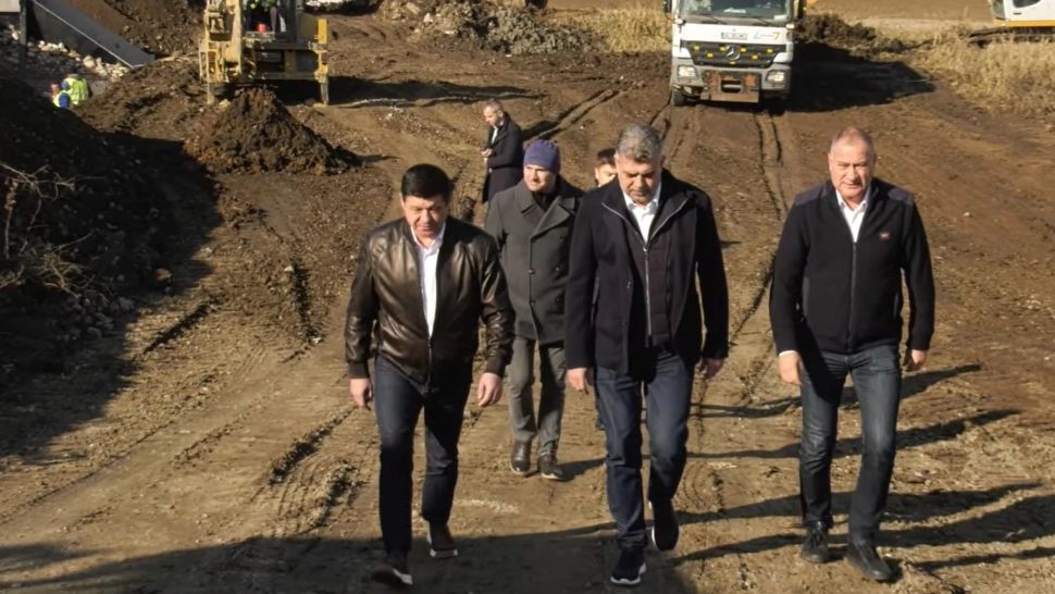 Marcel Ciolacu, în vizită în județul Galați: Avans la lucrările de refacere a drumurilor județene