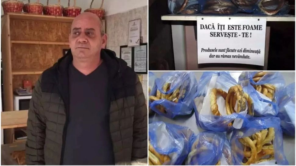 Oamenii cu SUFLET bun există! George dă dovadă de omenie și lasă pungi cu mâncare pentru oamenii nevoiași