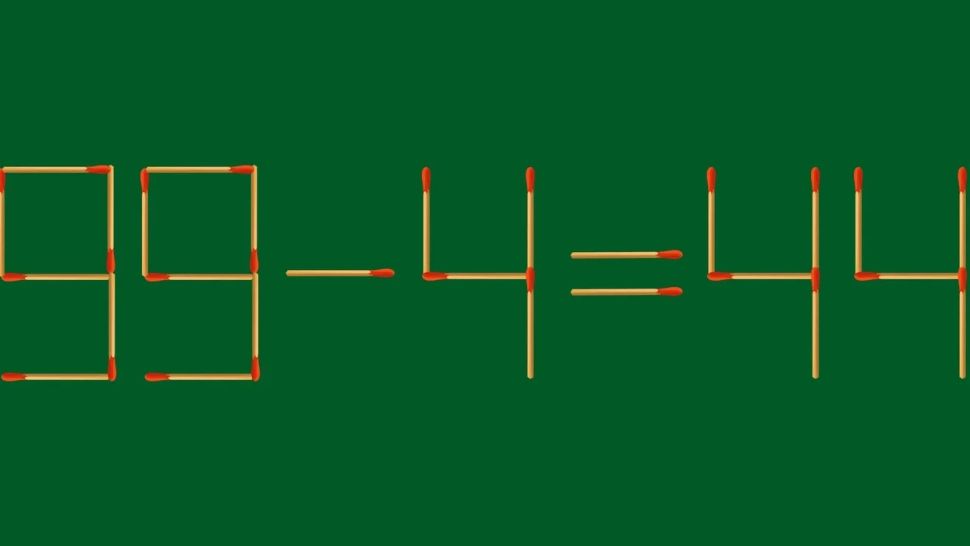 TEST IQ la final de săptămână. În cât timp poți corecta 99 - 4 = 44?