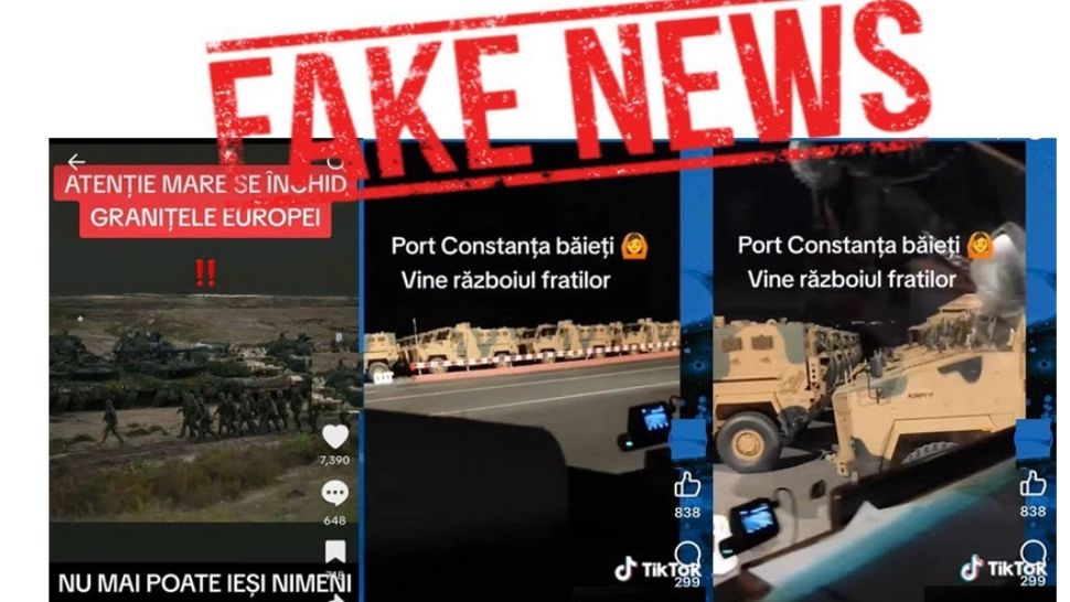 MApN semnalează noi dezinformări apărute în mediul online referitoare la frontierele României și la infrastructura portuară