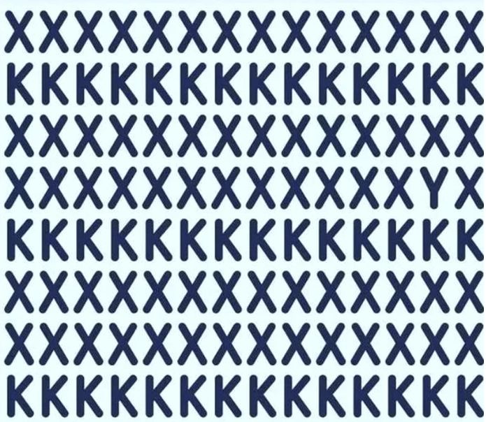 Testul zilei. Poți găsi litera diferită în 13 secunde? Doar cei cu un IQ ridicat reușesc această performanță 