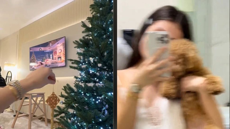 O renumită cântăreață din Republica Moldova și-a făcut brad de mii de euro - VIDEO