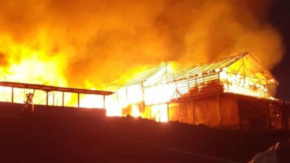 Bărbat, carbonizat în urma unui incendiu, în Mangalia