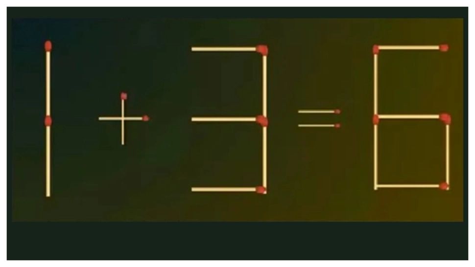 TEST IQ pentru oamenii mega inteligenți. Corectează ecuația 1 + 3 = 6