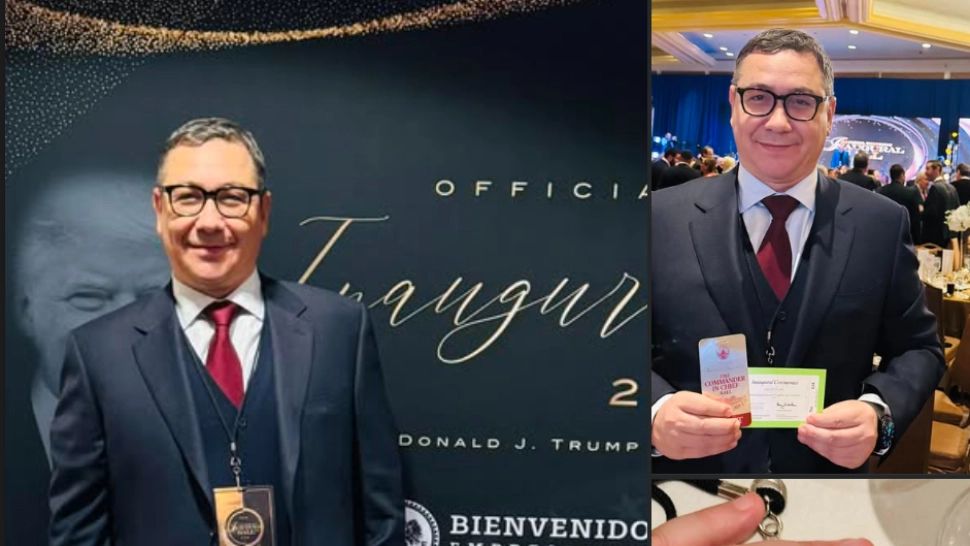 Imagini PENIBILE cu Victor Ponta, în ziua învestirii lui Donald Trump. Anca Alexandrescu îi face praf:  Stă la masă cu un personaj dat afară de Viorica Dăncilă  - VIDEO EXCLUSIV