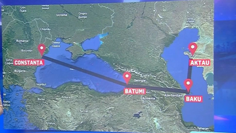 Proiectul Marea Neagră - Marea Caspică, anunțat de Călin Georgescu, a fost promovat și de un fost ministru. HARTA traseului