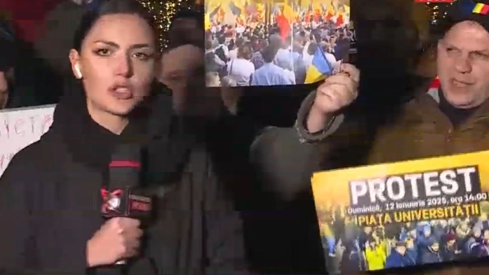 Românii revoltați cer demisia guvernului nelegitim. Protest la fereastra premierului tatuat cu minciuni - VIDEO