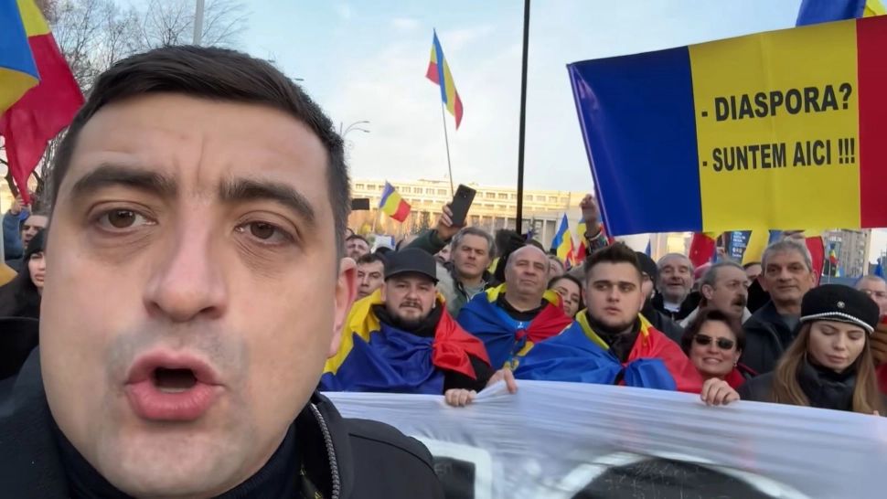 George Simion, liderul suveraniștilor: „Vocea a peste 100.000 de români trebuie să se facă auzită. Klaus și Marcel trebuie să plece!” | VIDEO