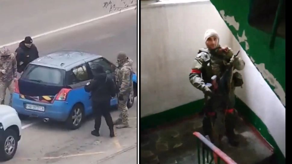 VIDEO. Jafurile pe banda rulantă ale soldaților ruși în teritoriile ocupate din Ucraina, filmate și postate pe internet 