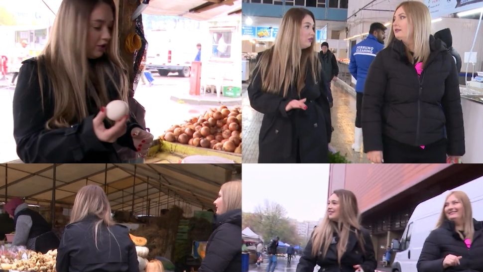 Ilinca Simion în piață: ”Românii se chinuie de asta vin aici. Deputații doar manipulează și mint”