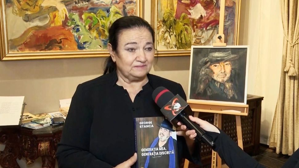 Văduva lui George Stanca a lansat o carte în memoria regretatului scriitor - VIDEO