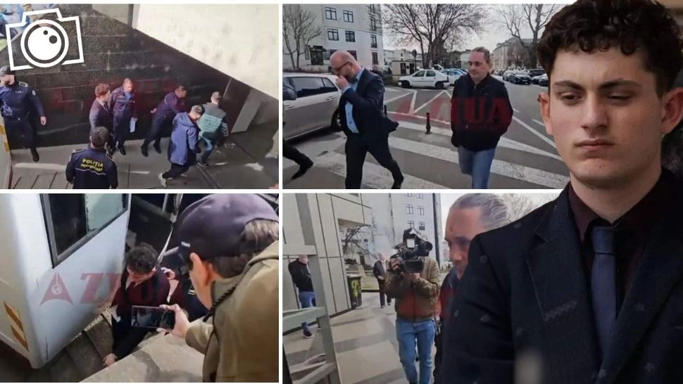 Tupeul lui Vlad Pascu în fața instanței: a cerut eliberarea din arest! Imagini cu bizdadeaua alături de tatăl său