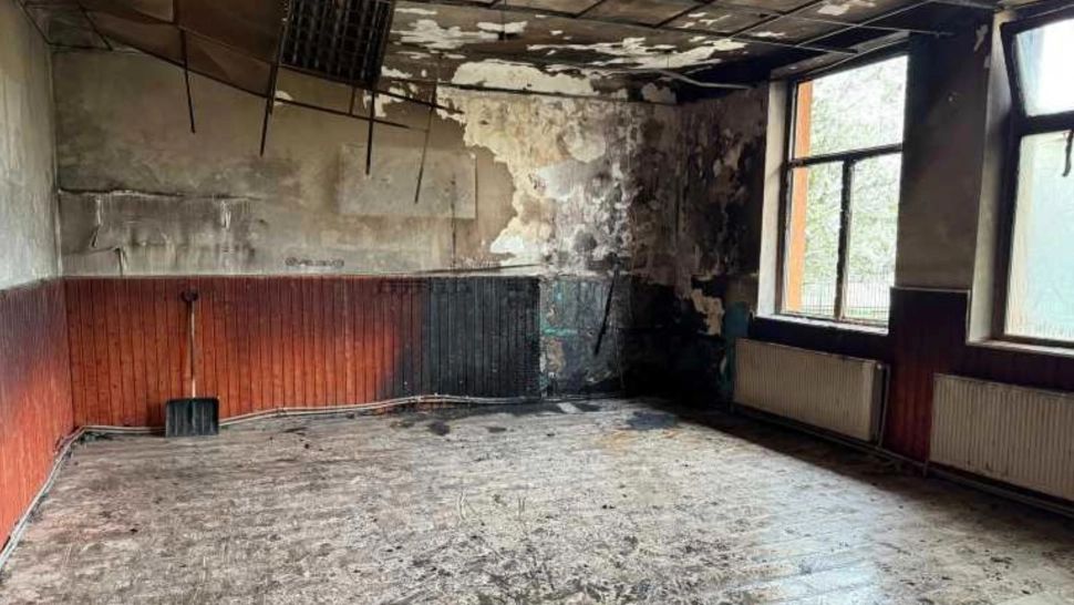 Incendiu la școala din Malu Alb, Galați: focul ar fi fost pus intenționat