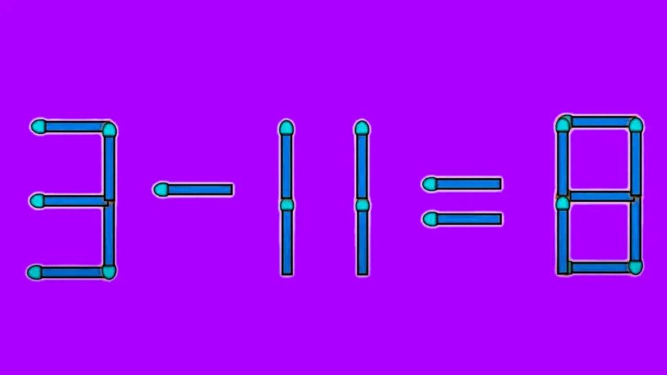 Testul IQ de luni! Doar oamenii SMART pot corecta 3-11=8 în doar câteva secunde