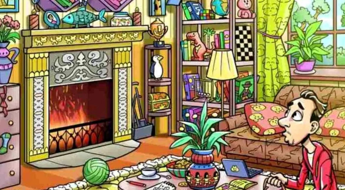 Testul geniilor absolute! Doar persoanele cu o atenție sporită pot observa câinele ascuns din această imagine