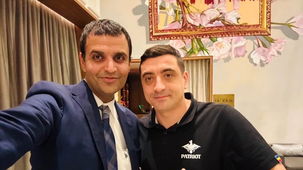 George Simion, într-o fotografie care dă fiori sistemului. Cu cine s-a întâlnit liderul suveranist la Washington - FOTO