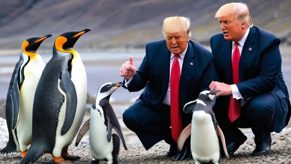 Donald Trump a impus tarife pinguinilor. Noua gafă a președintelui SUA, devenită subiect de glume pe internet