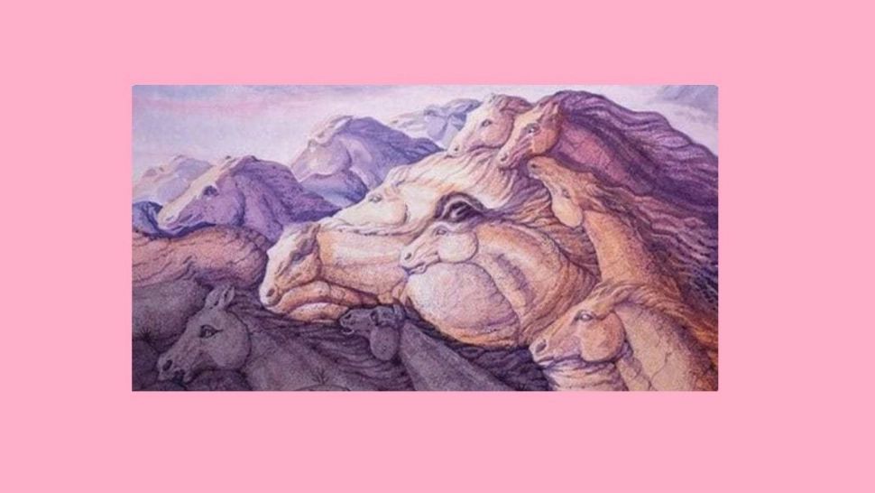 TEST de personalitate. Câți cai vezi în imagine? Secrete despre sinele tău