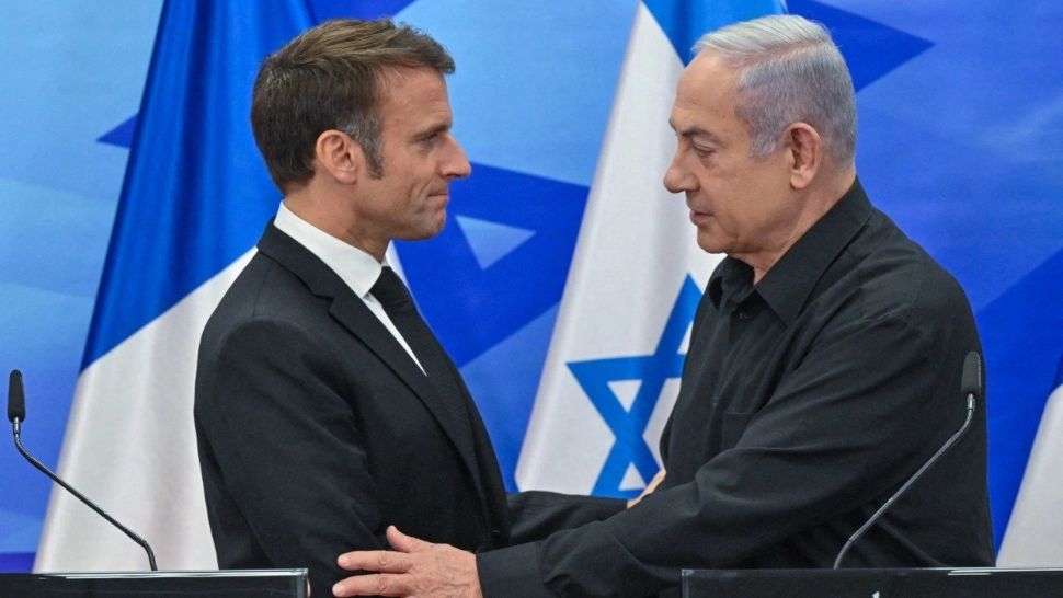 Netanyahu, tranșant la adresa lui Macron: ”Nu vom accepta lecții de morală despre crearea unui stat palestinian”