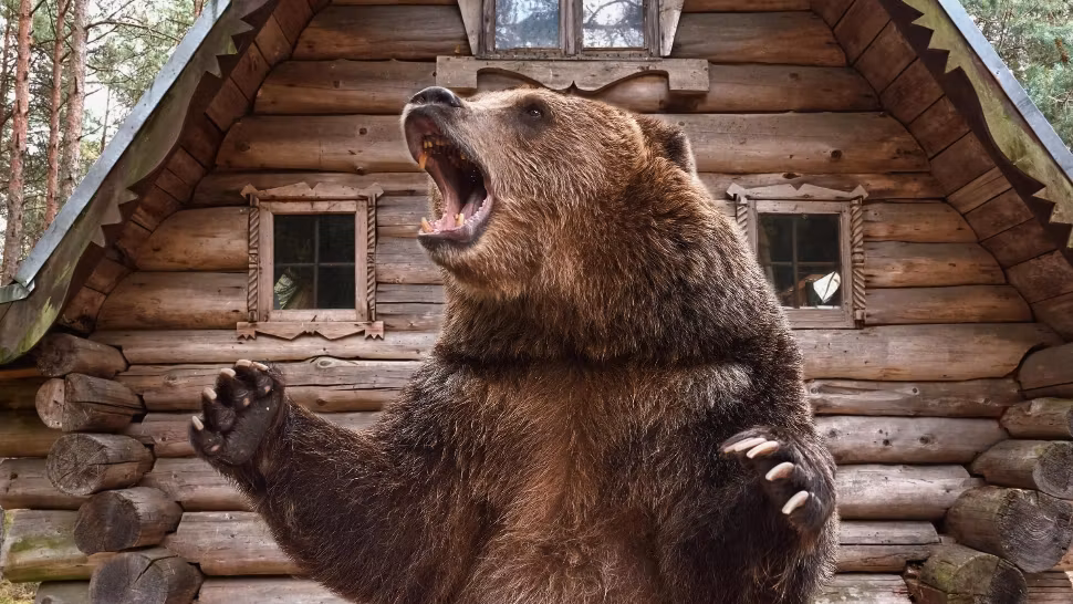 Un urs și-a făcut apariția lângă o cabană din Bicaz Chei. Autoritățile au emis o alarmă Ro-Alert