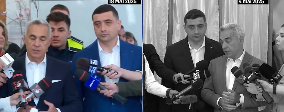Alegeri prezidențiale 2025. Georgescu și Simion, scoși de poliție din secția de votare 