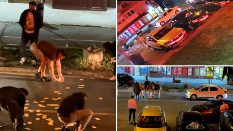 Scandal în Timișoara: o femeie a aruncat mii de euro pe stradă în urma unei dispute cu fiica ei