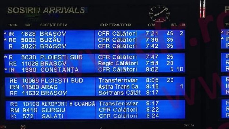 Circulaţie feroviară perturbată în zona Buftea după ce două trenuri de călători s-au defectat