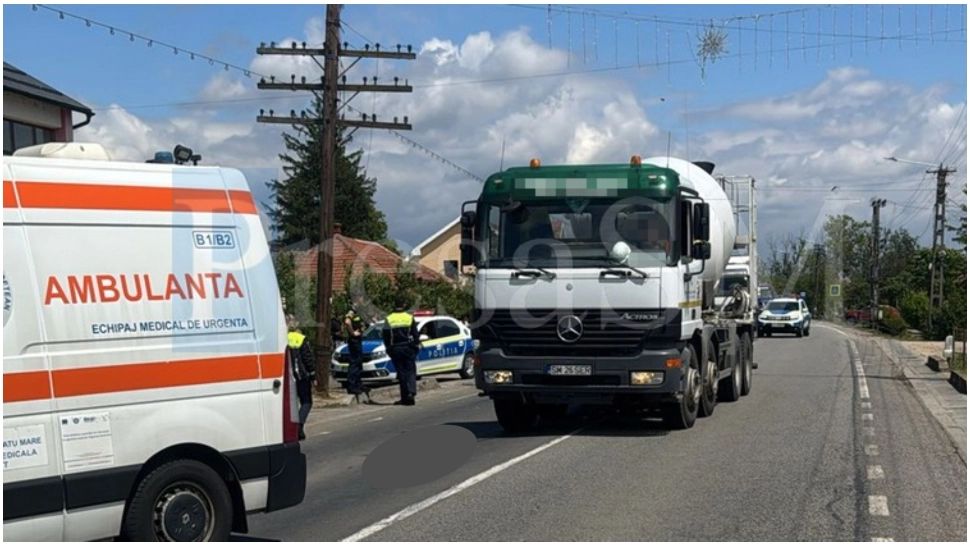 Tragedie în județul Satu Mare. Un copil de 10 ani a murit, după ce a fost lovit de un camion