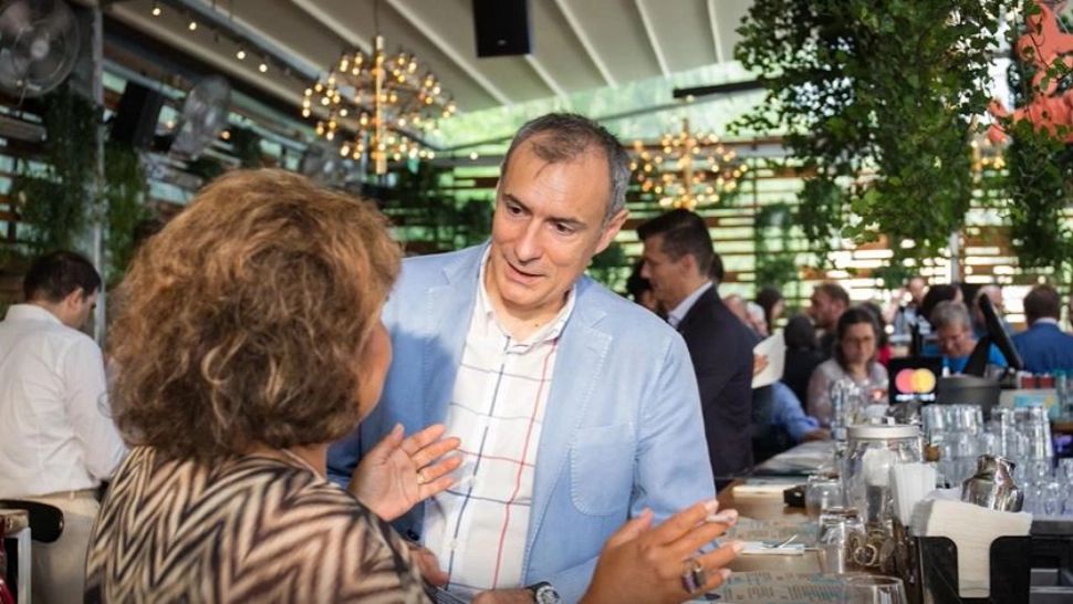 Șeful Statului Paralel, Florian Coldea, PETRECERE la botezul partenerului de afaceri Bogdan Mărunțiș - VIDEO