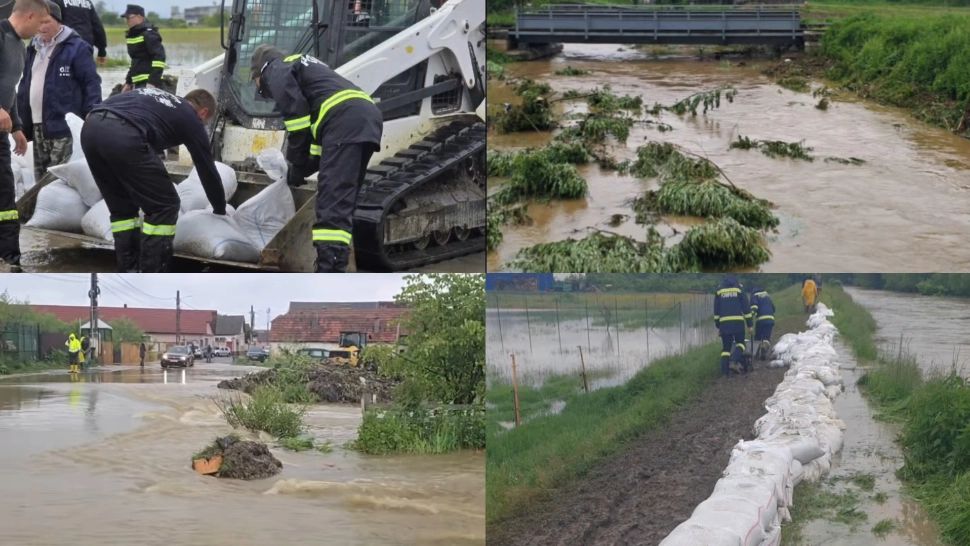 Intervenții masive în județul Brașov. Mai multe localități au fost măturate de puhoaie. Pagubele sunt uriașe 