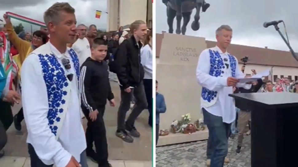 Liderul opoziției maghiare își face campanie în România. Adversarul lui Viktor Orban se plimbă prin țară și îl denigrează pe George Simion