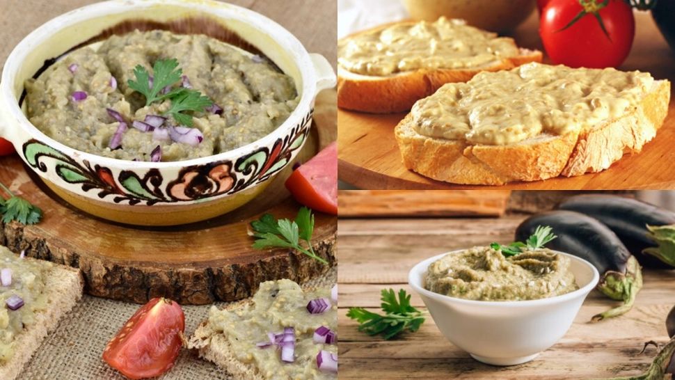 Salată de vinete cu ceapă. Rețeta clasică pe care bunica o pregătea în fiecare vară 