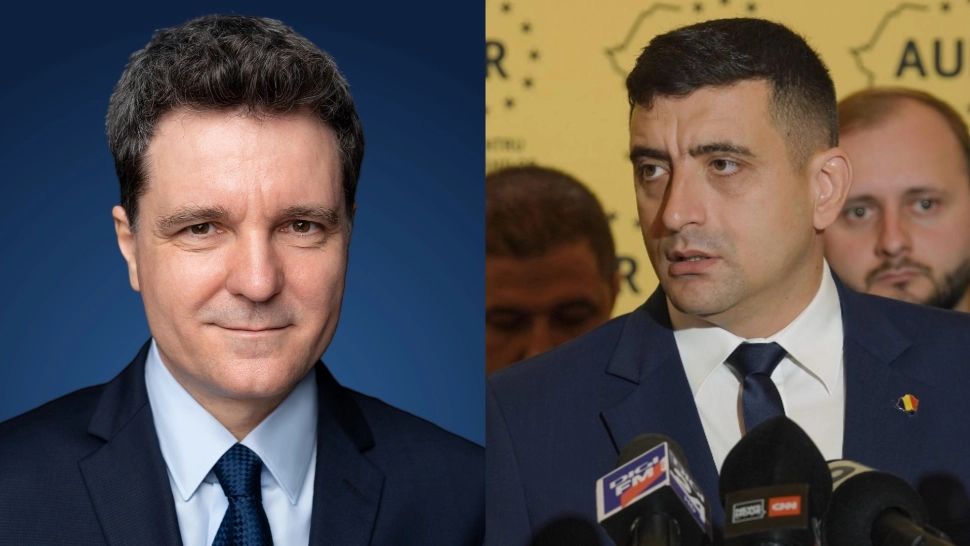 George Simion acuză dublul standard: Propaganda m-a atacat când am anunțat restructurări, când o spune Nicușor este normal